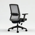 Ergonomischer Bürostuhl Schwarz/Grau 64 x 64 x 116–126 cm